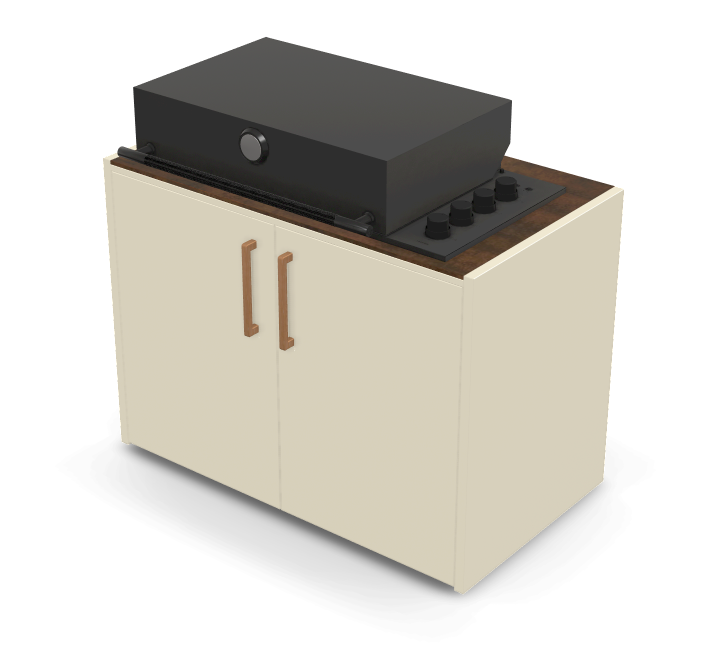 Brabura Box-Q 4-Brenner schwarz| Neuestes Edelstahlmodell, Detailansicht 39