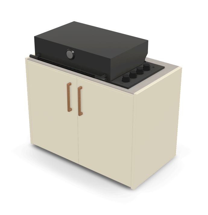 Brabura Box-Q 4-Brenner schwarz| Neuestes Edelstahlmodell, Detailansicht 27