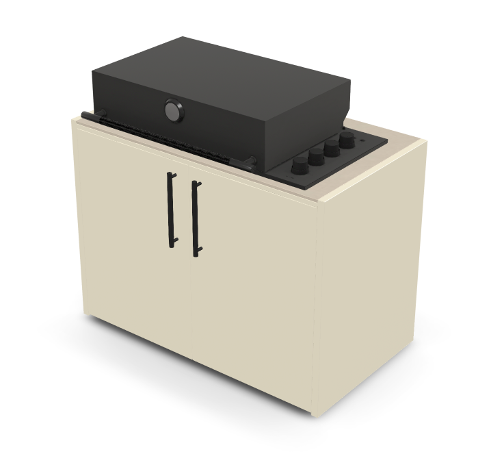 Brabura Box-Q 4-Brenner schwarz| Neuestes Edelstahlmodell, Detailansicht 46