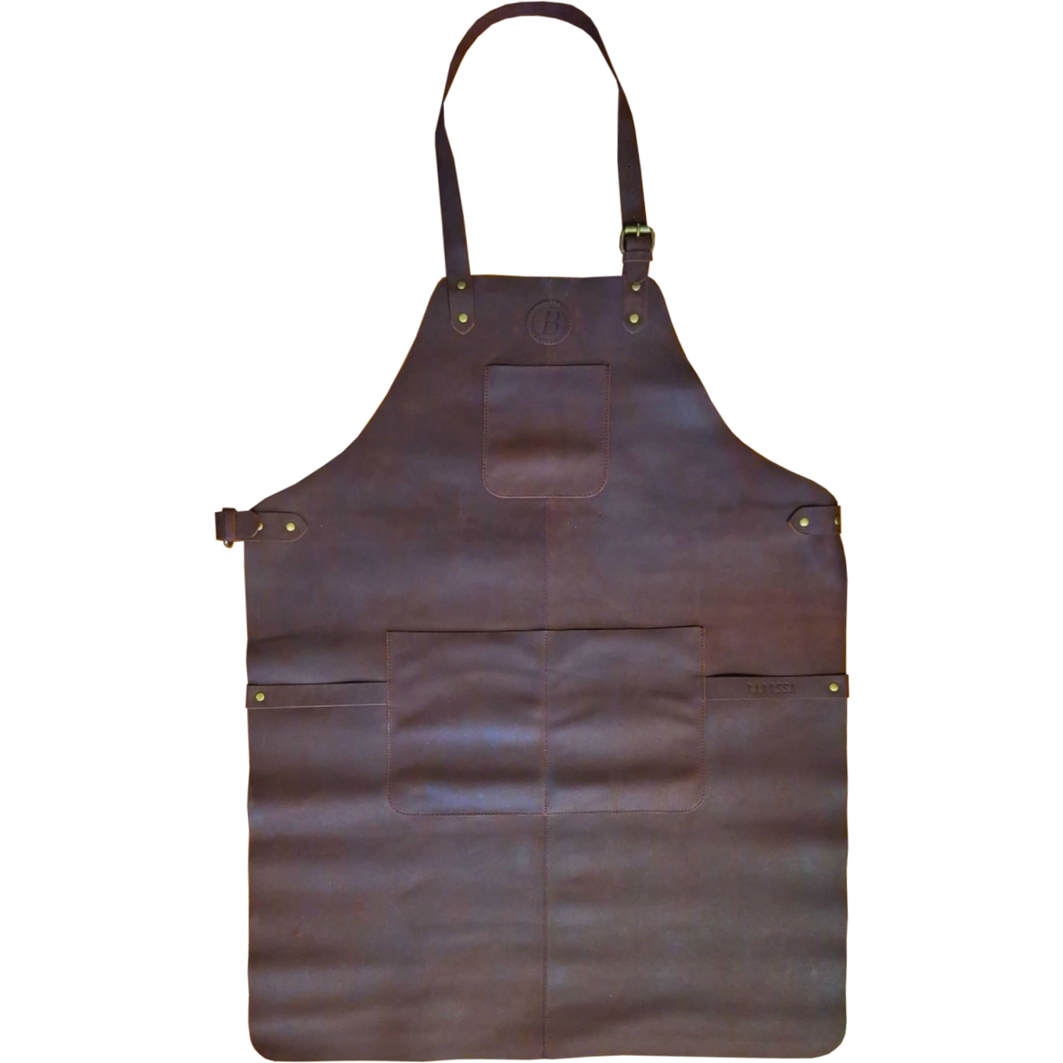 BABOSSA Grillschürze, Büffelleder