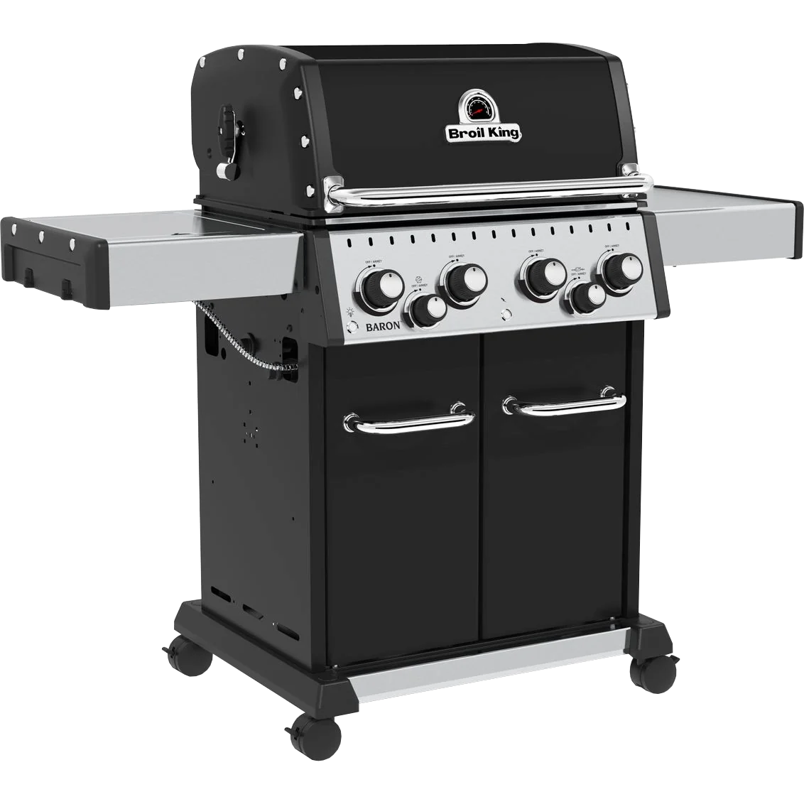Broil King Baron 490 IR inkl. Drehspieß & Infrarotbrenner, Grillrost aus Gusseisen, für 1 - 12 Personen, Detailansicht 2