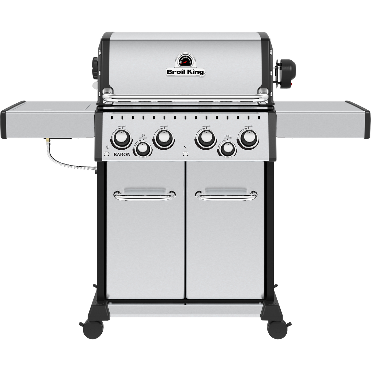 Baron S 490 IR Edelstahlgrill von Broil King in Frontansicht