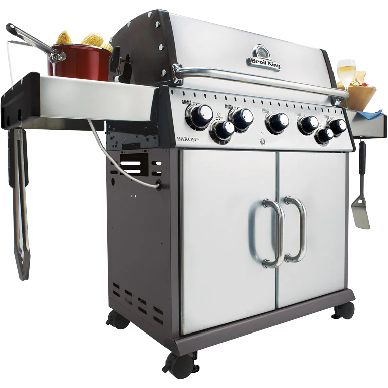 Broil King Baron S 590 IR inklusive Drehspieß & Infrarotbrenner, Grillrost aus Gusseisen, für 1 - 15, Detailansicht 23