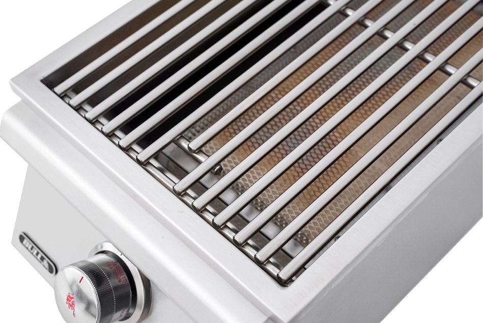 Bull Infrarot Seitenbrenner Built-, Grillrost aus Edelstahl, Detailansicht 3