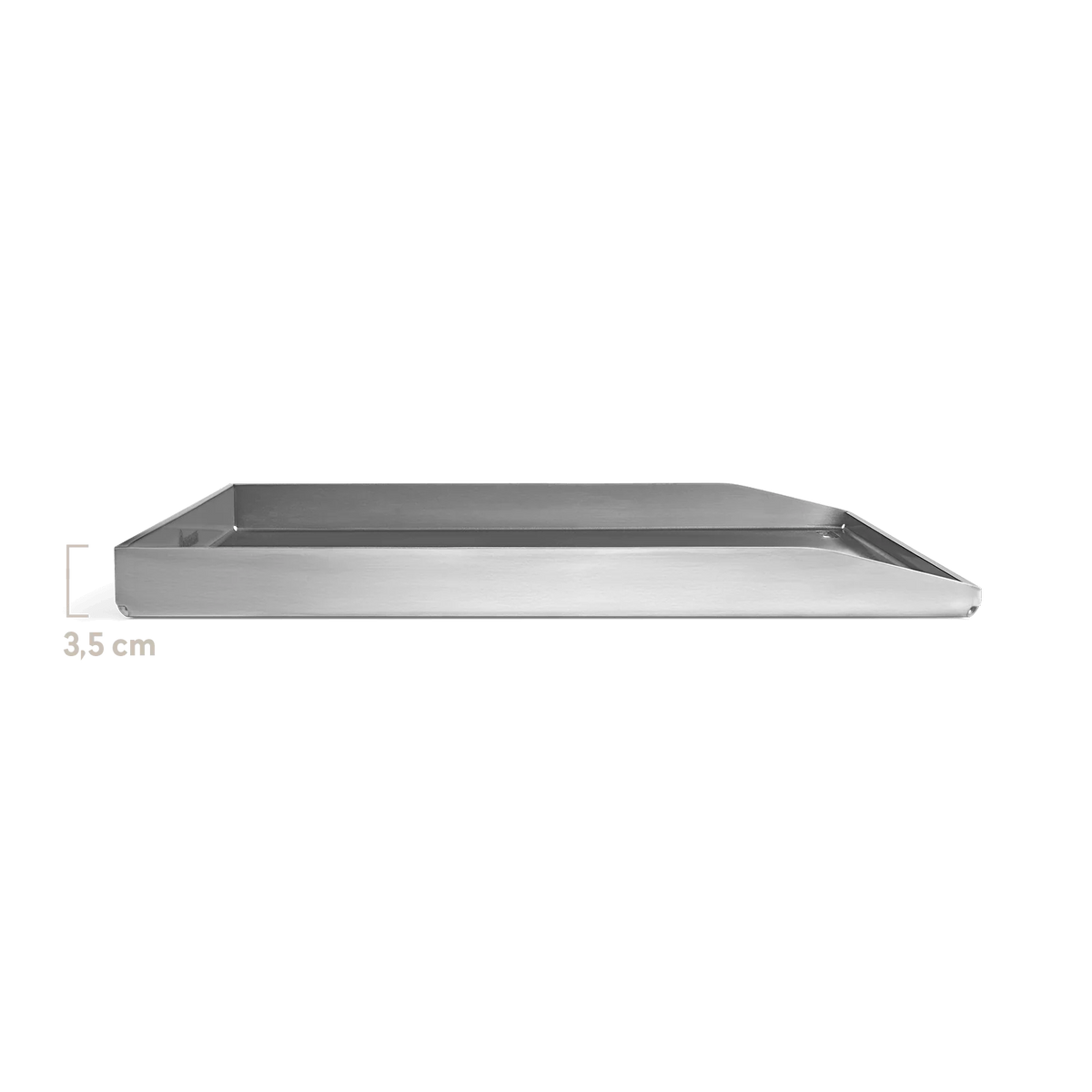 Burnhard Plancha Grillplatte passend für FRED| 41, 5 x 40 x 3, 5 cm, Grillzubehör, Detailansicht 2