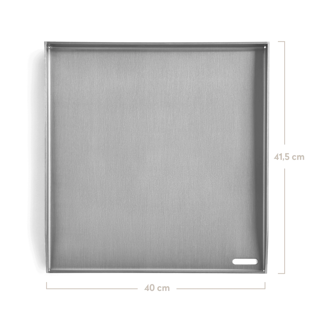 Burnhard Plancha Grillplatte passend für FRED| 41, 5 x 40 x 3, 5 cm, Grillzubehör, Detailansicht 1