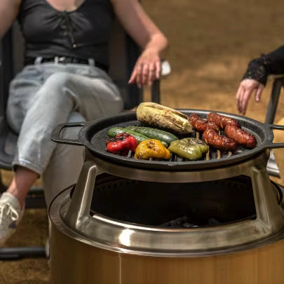 Solo Stove YUKON Gusseisen-Grillrost mit Aufsatz, Detailansicht 1