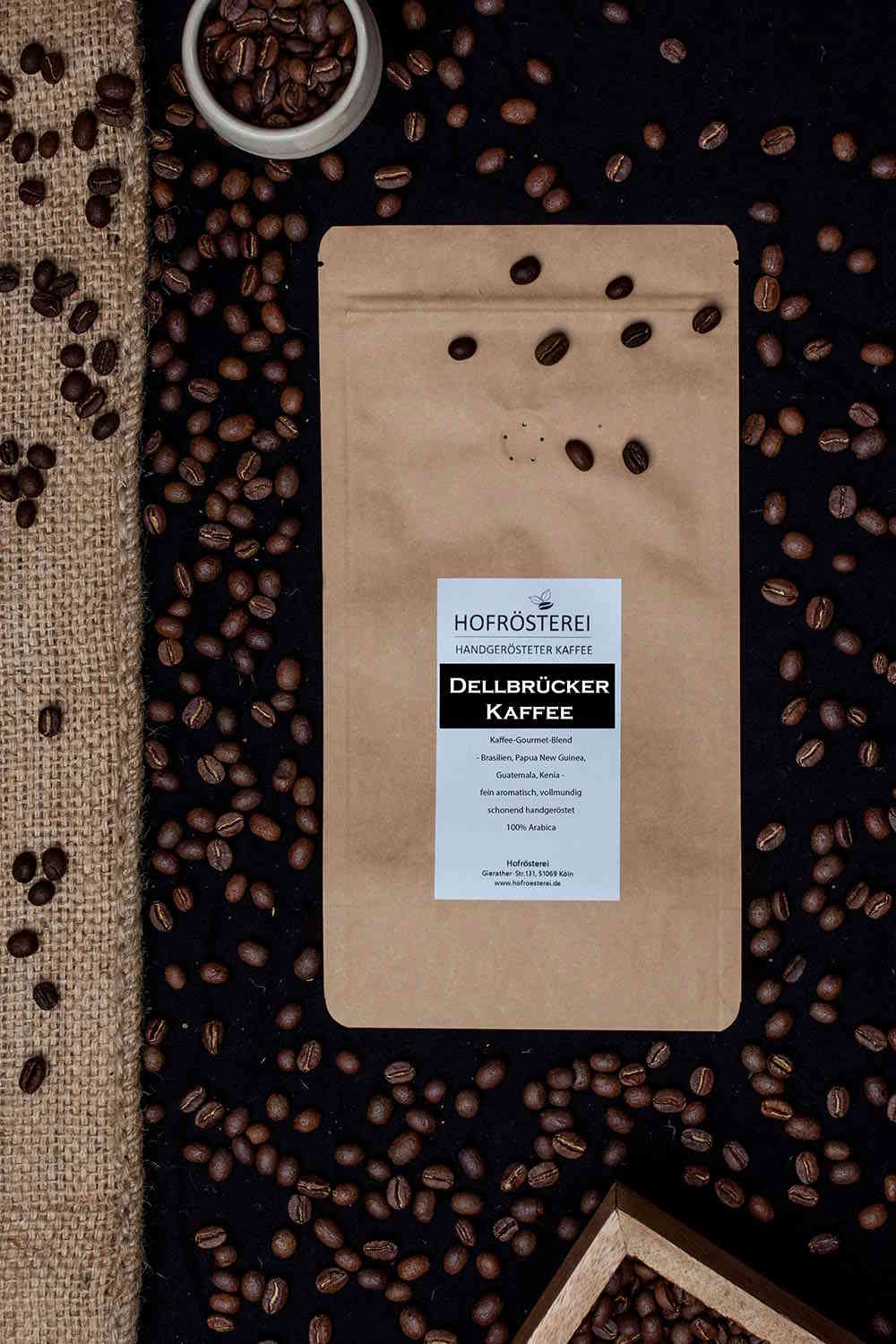 Hofrösterei Kaffeebohnen Dellbrücker Kaffee 500g, Kaffee & Espresso