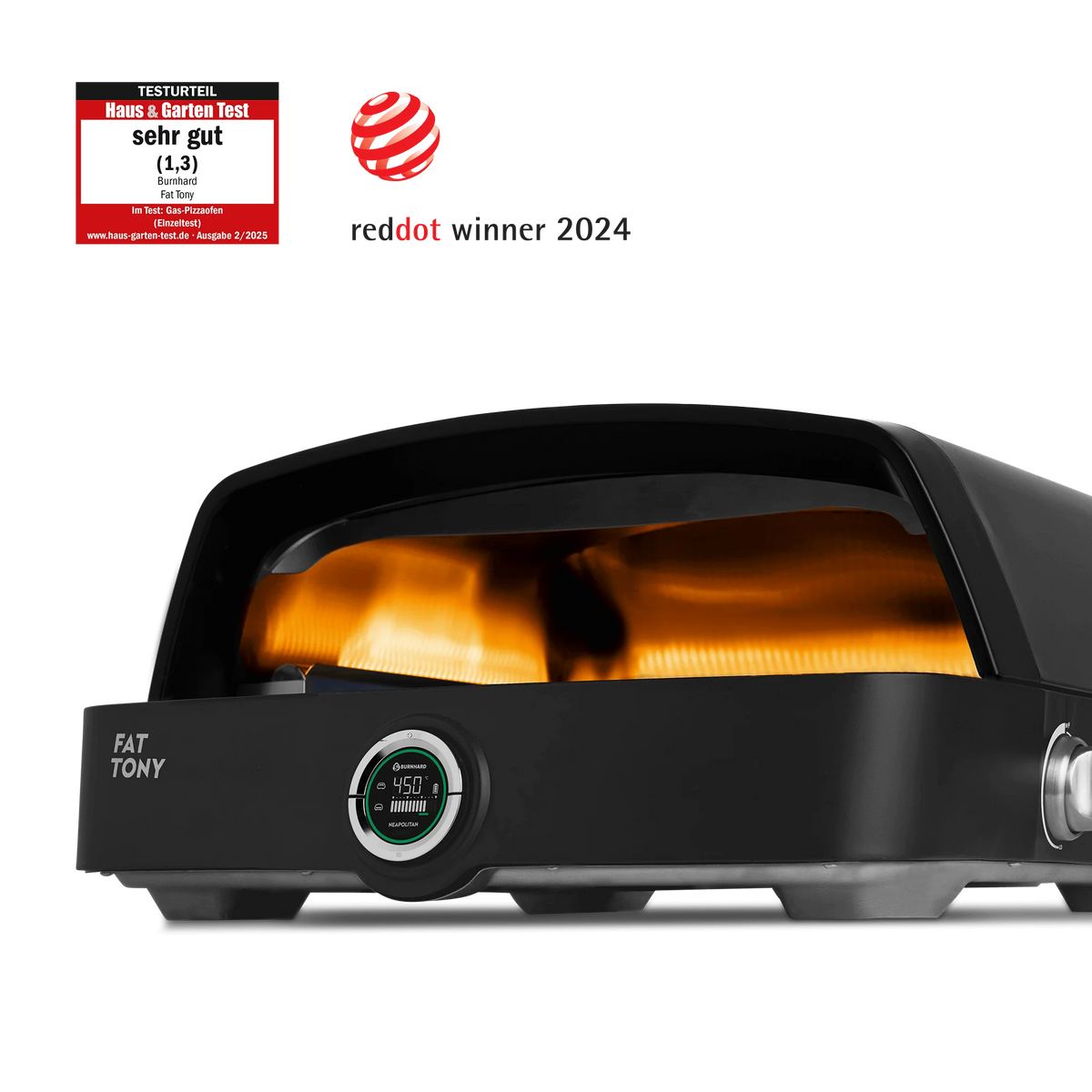Burnhard Fat TONY Gas-Pizzaofen, Detailansicht 3