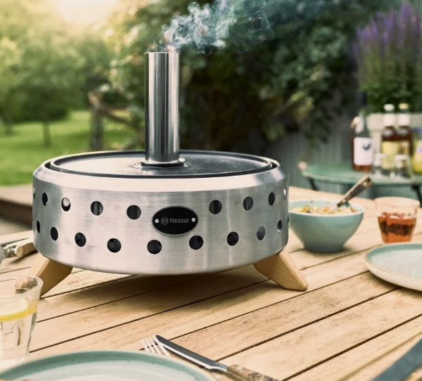Petromax Griddle Spot GS43 Tischgrill mit Gusseisen Plancha, Detailansicht 3