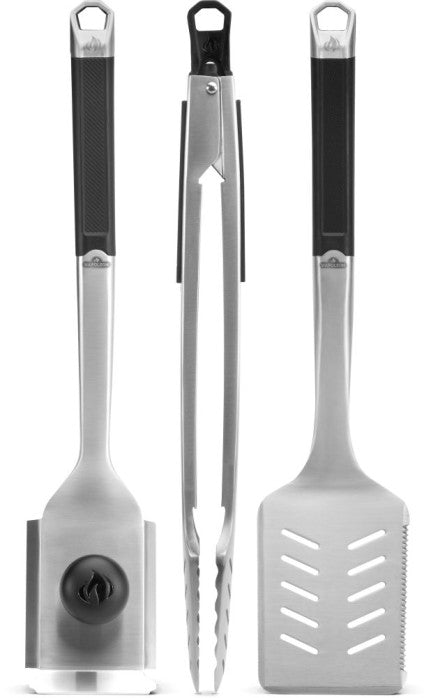 Napoleon Grillbesteckset PRO, 3-tlg. - Grillzange PRO, Grillwender PRO & Grillbürste PRO, Grillzubehör, Detailansicht 2