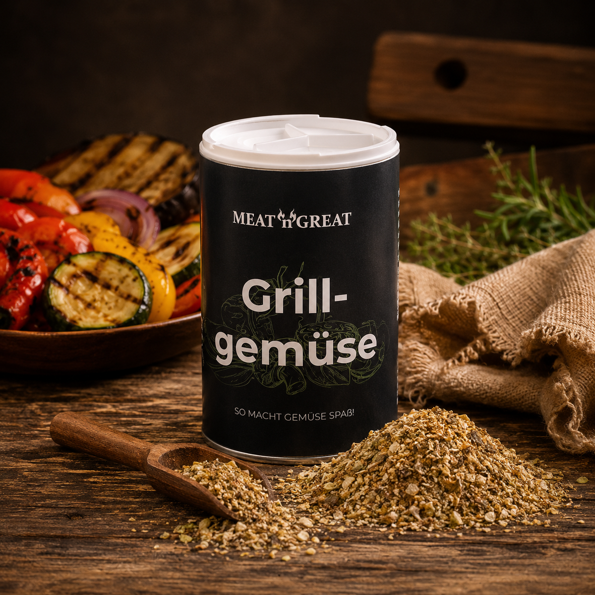 Meat 'n' Great Grillgemüse, Streuer, 80g, Gewürz
