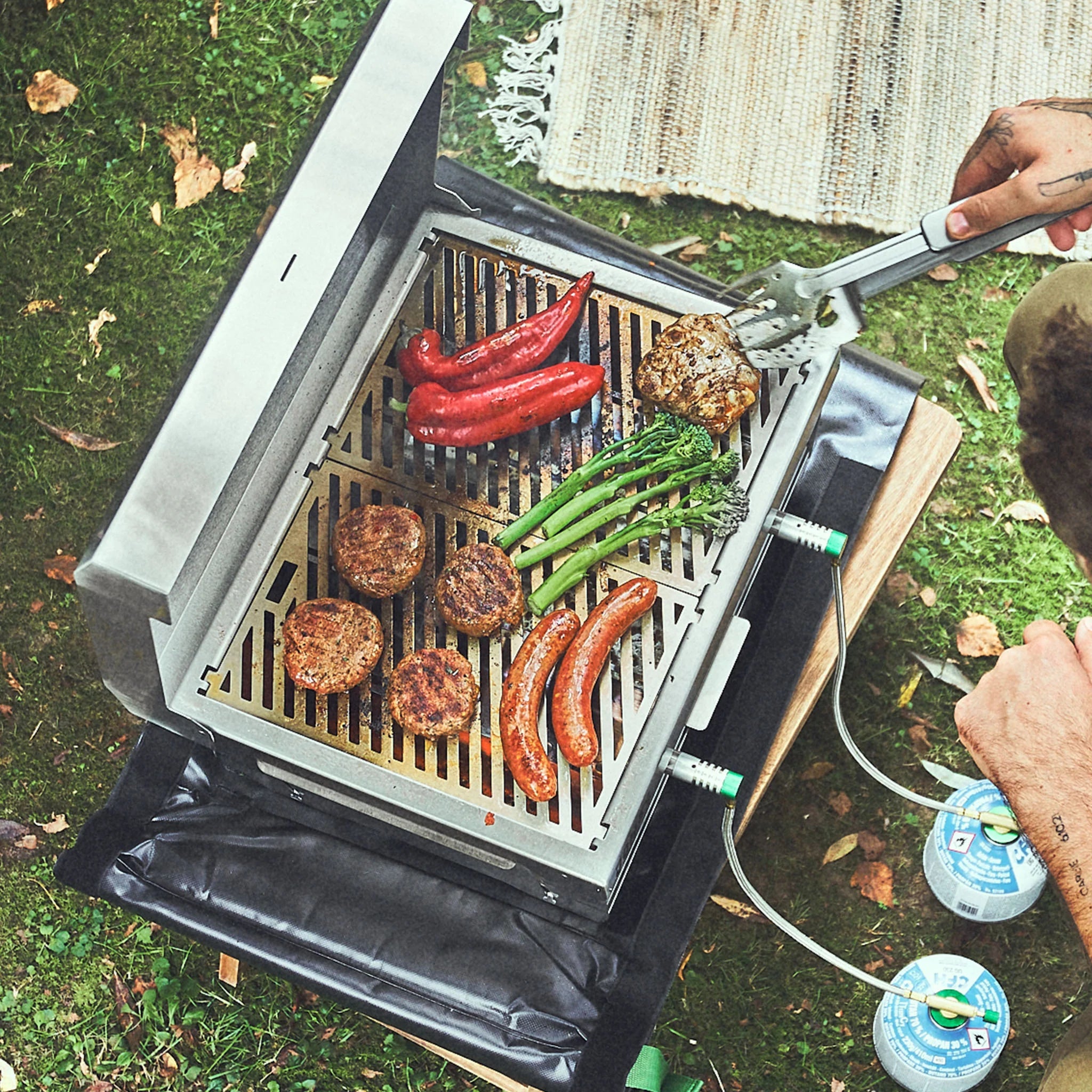 Burnhard JONES Campinggrill 2-Brenner, Detailansicht 6