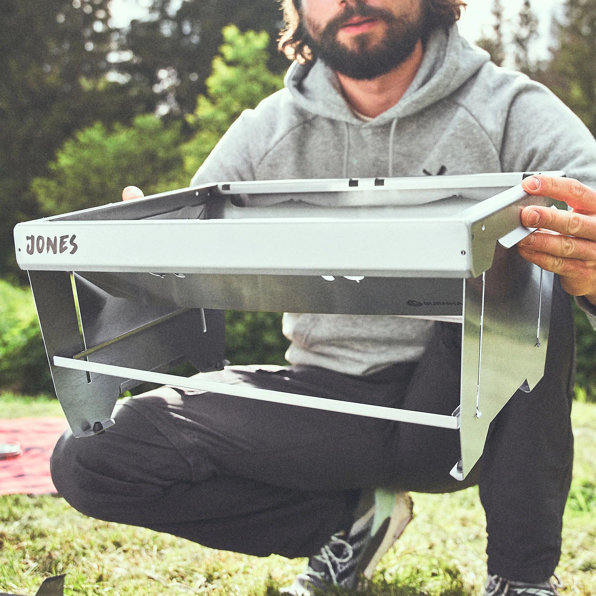 Burnhard JONES Campinggrill 2-Brenner, Detailansicht 5