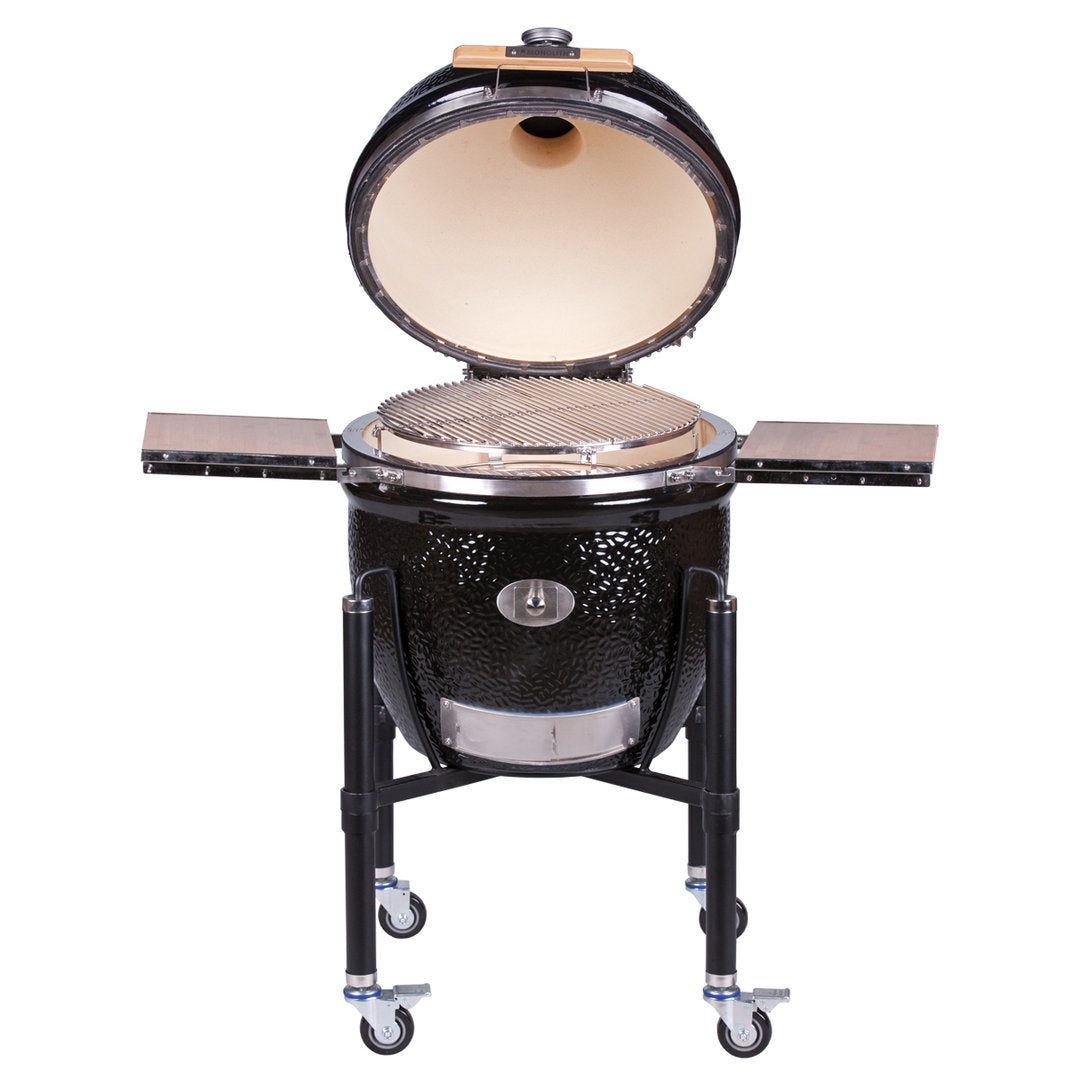 Monolith LeChef Pro 2.0, Schwarz, Grillrost aus Edelstahl, für 1 - 12 Personen, Detailansicht 1