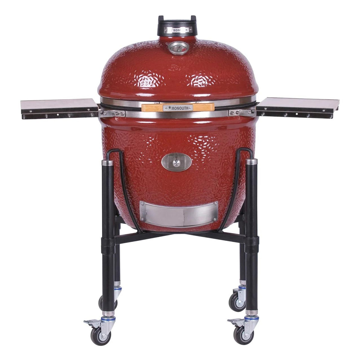 Monolith LeChef Pro 2.0, Rot mit Gestell, Grillrost aus Edelstahl, für 1 - 12 Personen