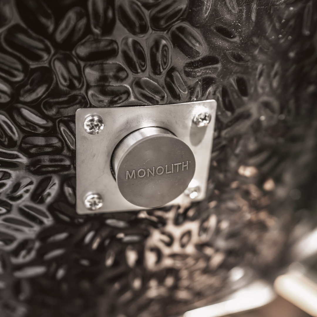 Monolith Classic Pro Serie 2.0, Schwarz, Grillrost aus Edelstahl, für 1 - 10 Personen, Detailansicht 22