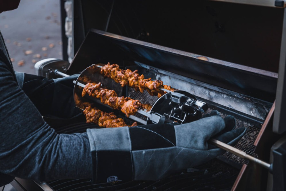Napoleon Schaschlik-Set für Drehspieß mit 6 Spießen, Grillzubehör, Detailansicht 3