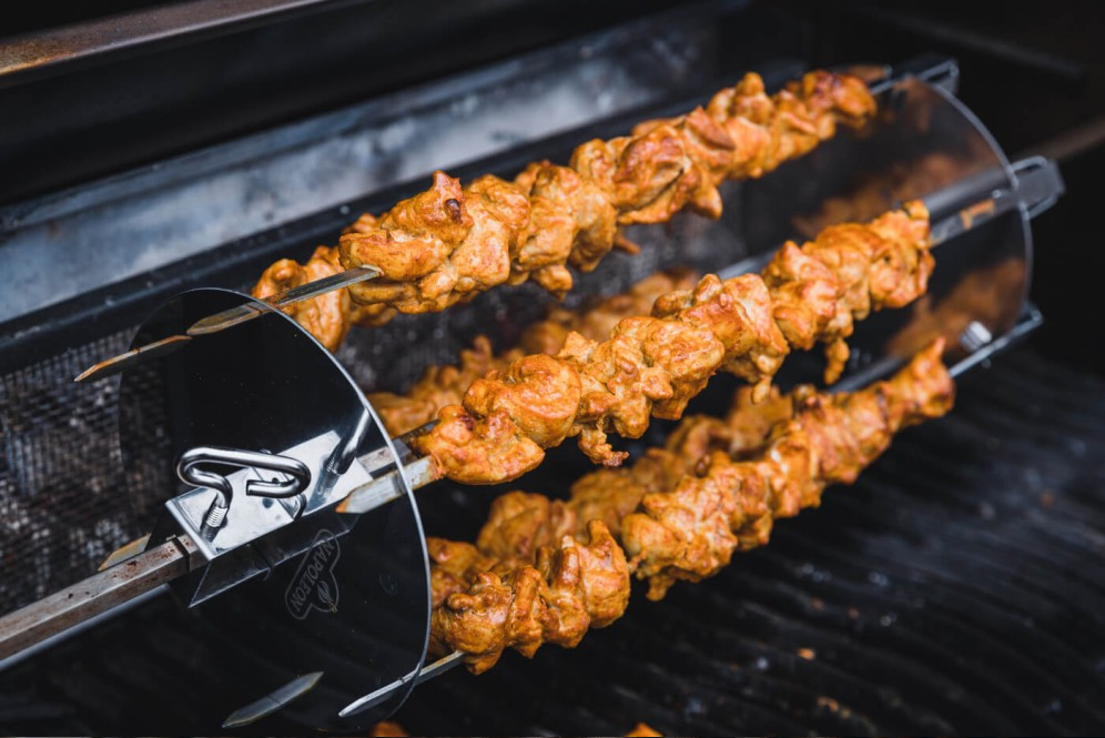 Napoleon Schaschlik-Set für Drehspieß mit 6 Spießen, Grillzubehör, Detailansicht 5