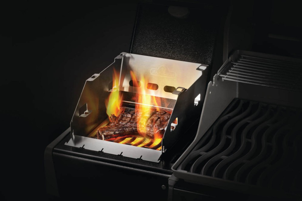 Napoleon Windschutz, Sizzle Zone klein, Grillzubehör, Detailansicht 5