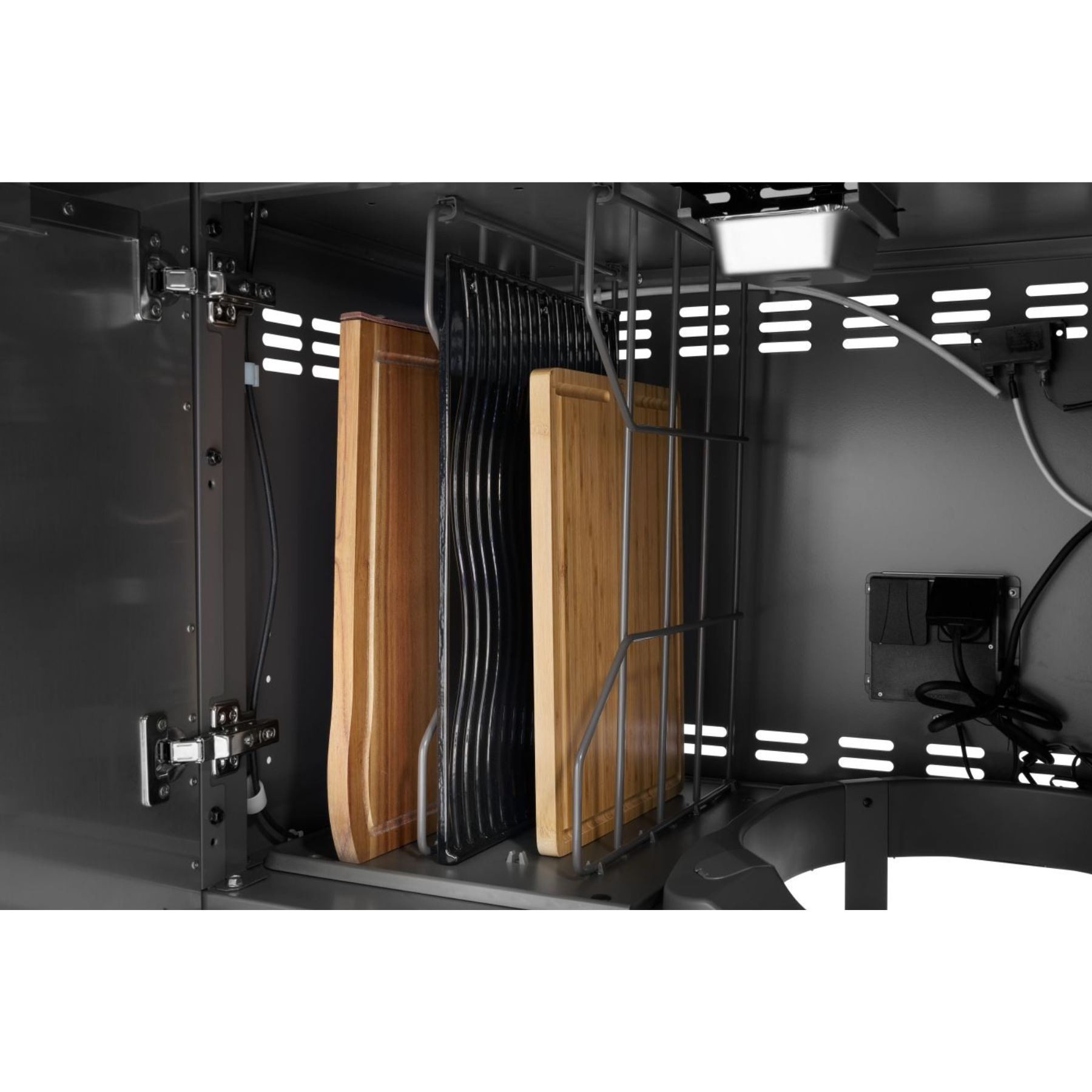 Napoleon Prestige PRO™ 500, Connected, Schwarz, inkl. Drehspieß, Grillrost aus Edelstahl, für 1 - 12, Detailansicht 10