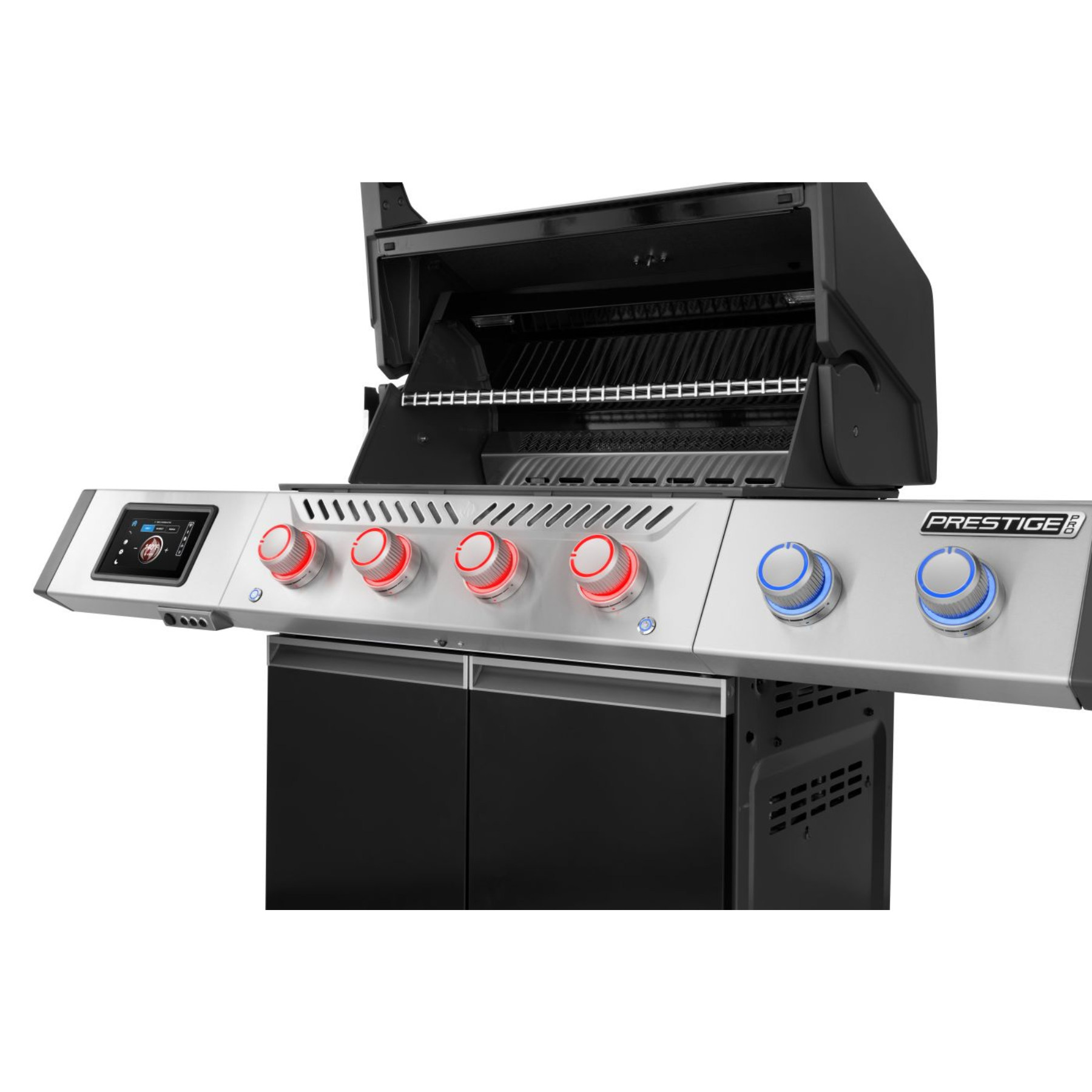 Napoleon Prestige PRO™ 500, Connected, Schwarz, inkl. Drehspieß, Grillrost aus Edelstahl, für 1 - 12, Detailansicht 3