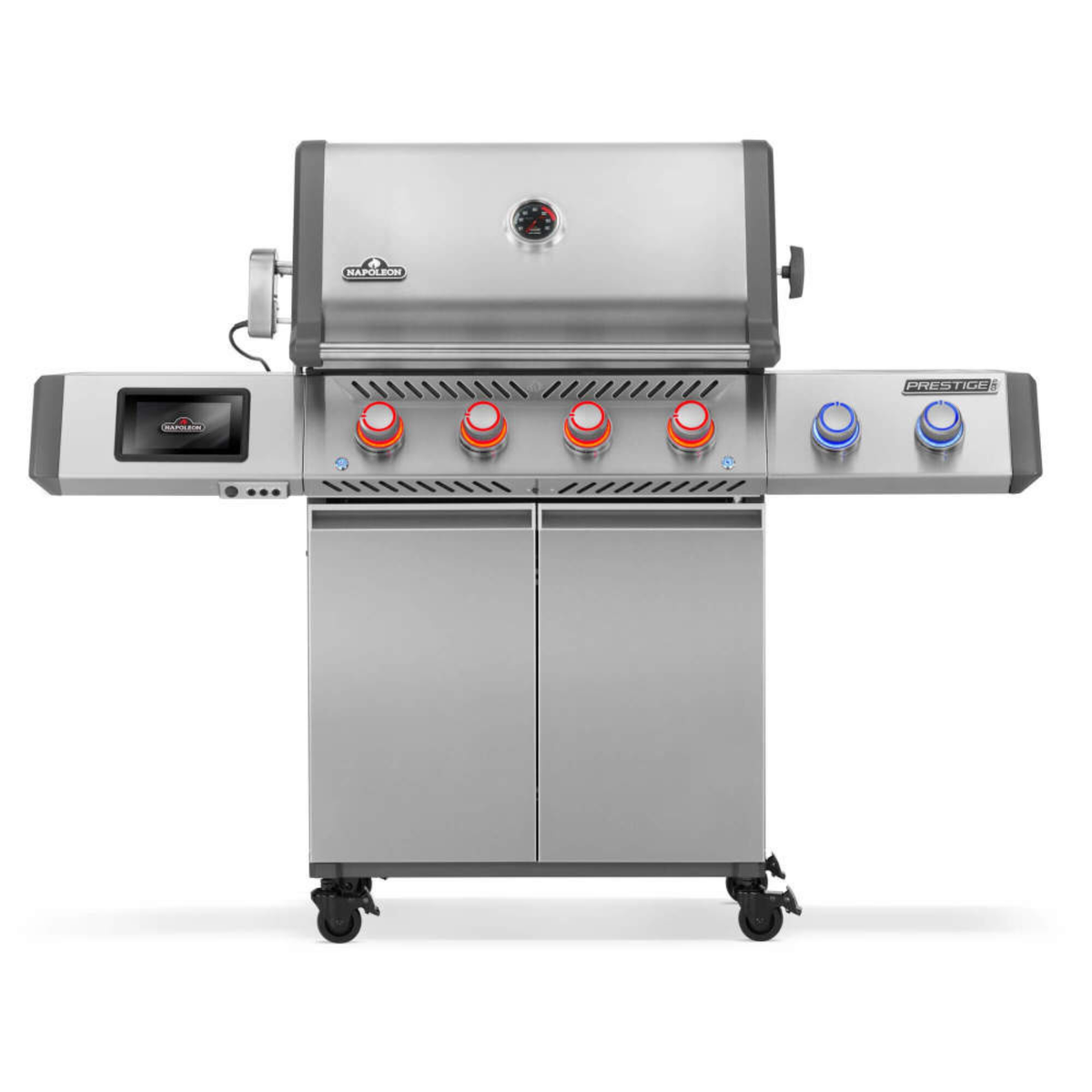 Napoleon Prestige PRO™ 500, Connected, Edelstahl, inkl. Drehspieß, Grillrost, für 1 - 12 Personen, Detailansicht 1
