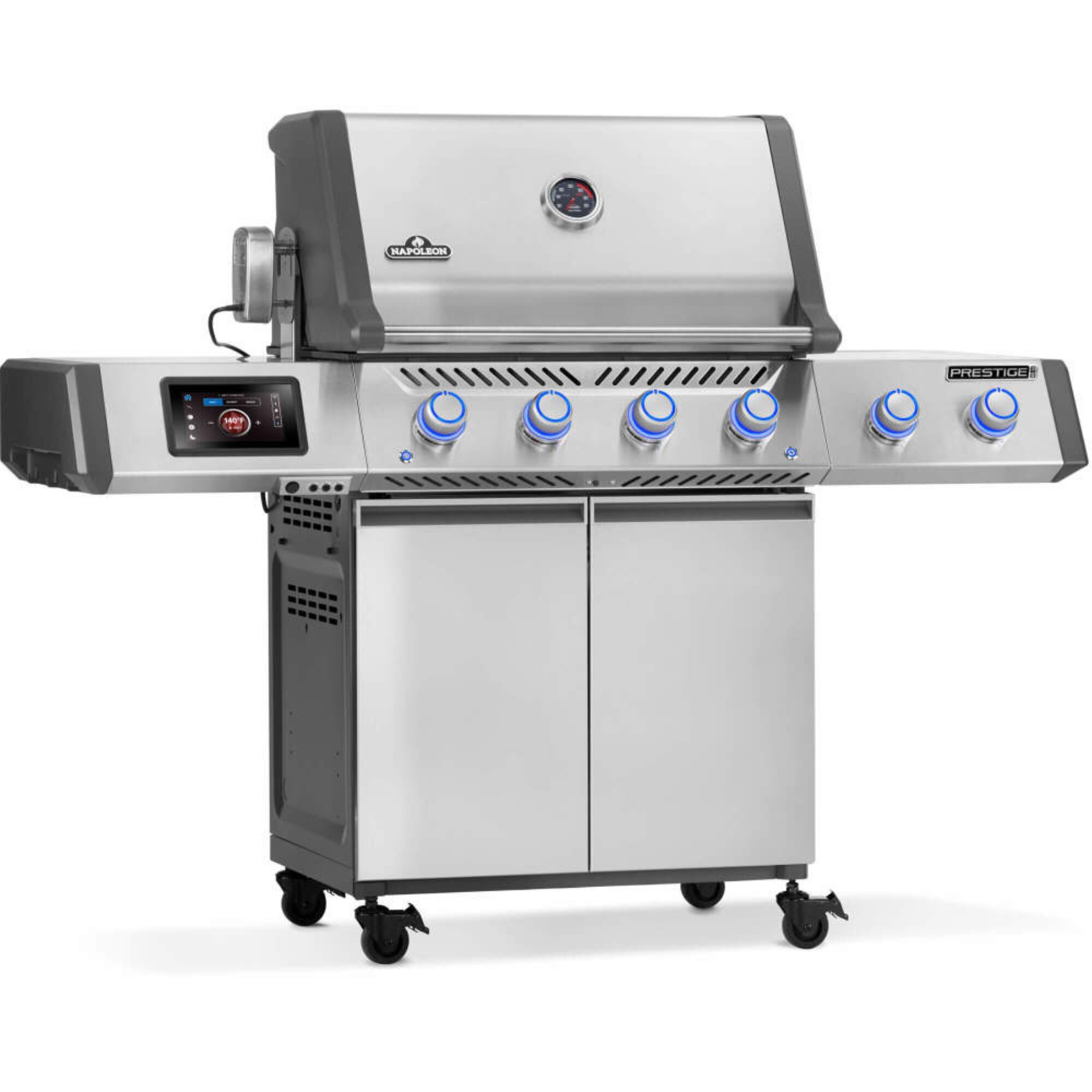Napoleon Prestige PRO™ 500, Connected, Edelstahl, inkl. Drehspieß, Grillrost, für 1 - 12 Personen, Detailansicht 12