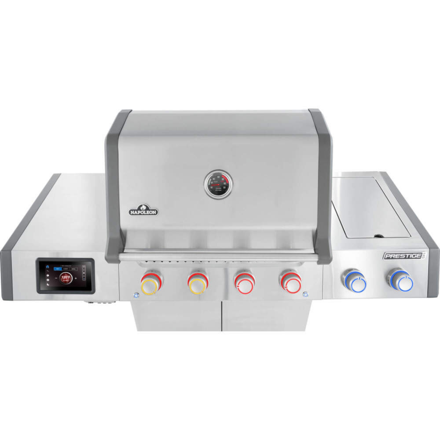 Napoleon Prestige PRO™ 500, Connected, Edelstahl, inkl. Drehspieß, Grillrost, für 1 - 12 Personen, Detailansicht 7