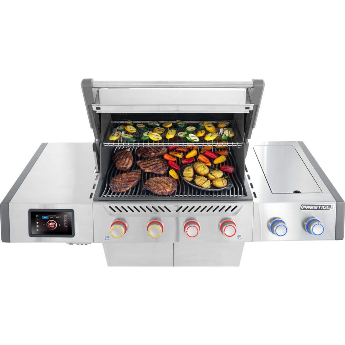 Napoleon Prestige PRO™ 500, Connected, Edelstahl, inkl. Drehspieß, Grillrost, für 1 - 12 Personen, Detailansicht 10