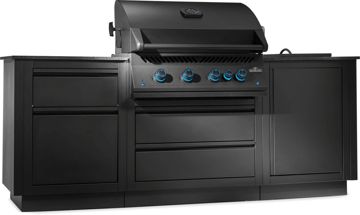 Napoleon OASIS 105 Outdoor-Küche mit 32-Zoll-Einbaugrill der 700er-Serie 2024, Außenküche, Detailansicht 2