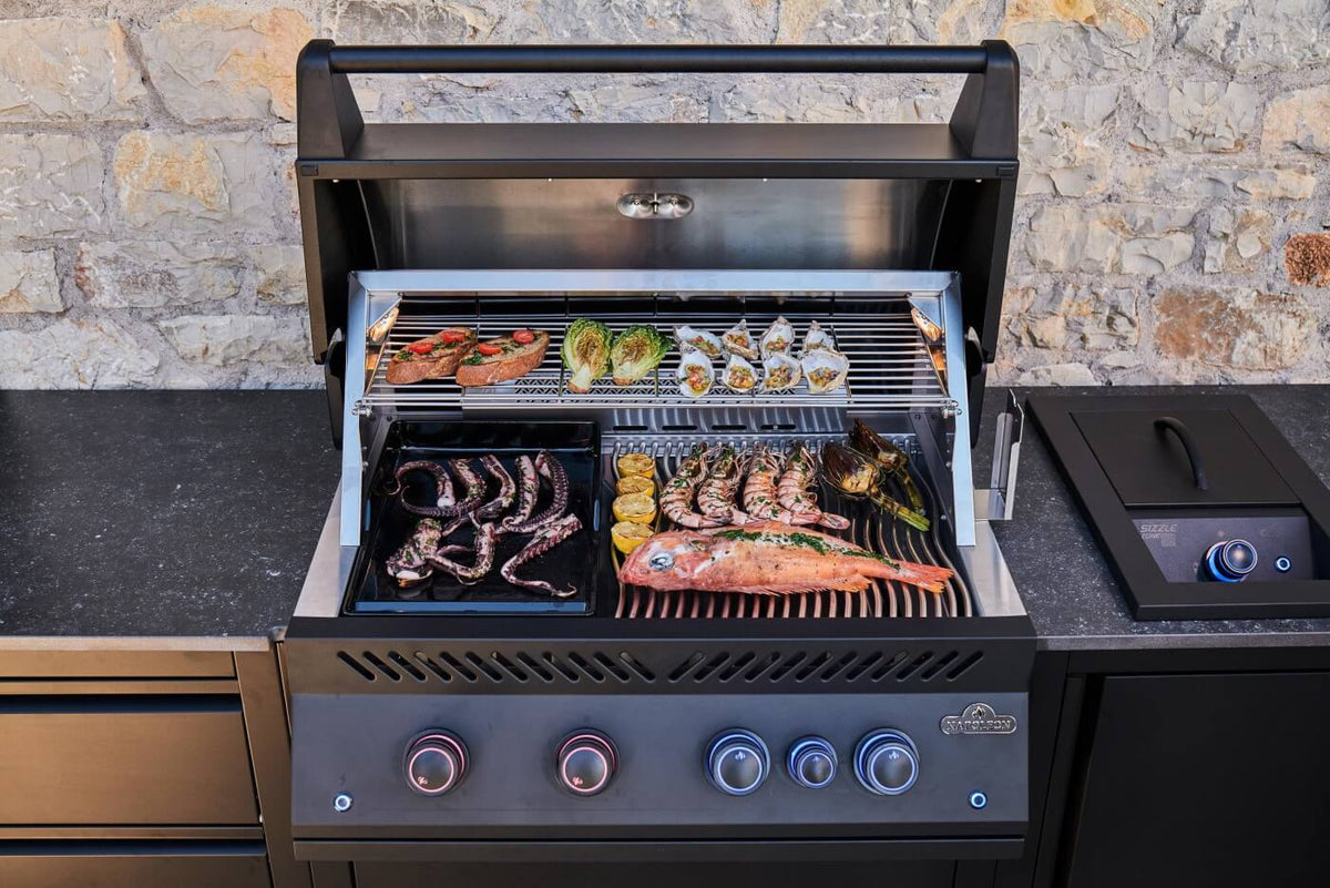 Napoleon OASIS 105 Outdoor-Küche mit 32-Zoll-Einbaugrill der 700er-Serie 2024, Außenküche, Detailansicht 9