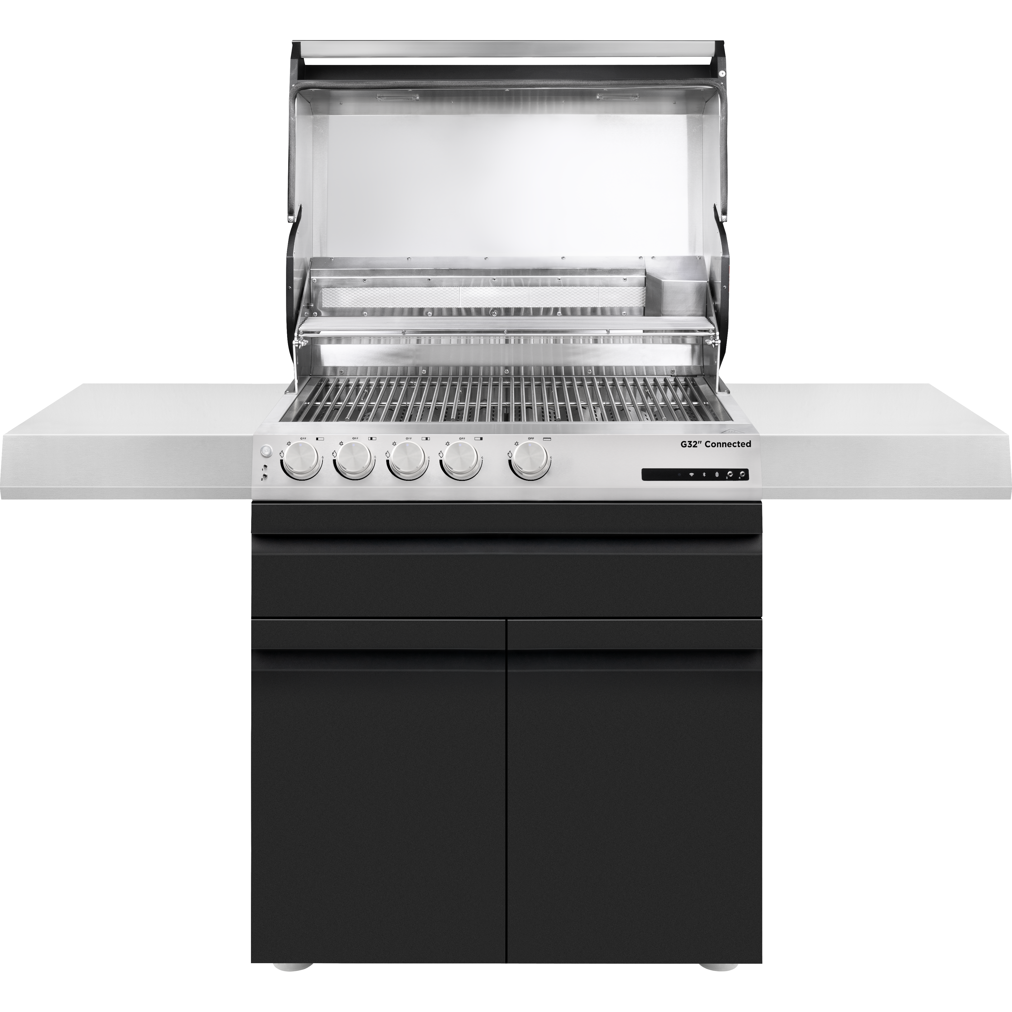 Otto Wilde G32'' Connected mit Seitenablagen, 2 Türen (NEUES MODELL), Grillrost aus Edelstahlguss, Detailansicht 1