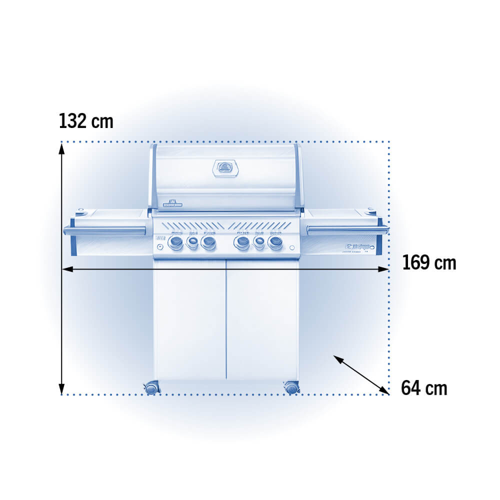 Napoleon Prestige PRO 500, Erdgas ohne Drehspieß, Grills, Detailansicht 2