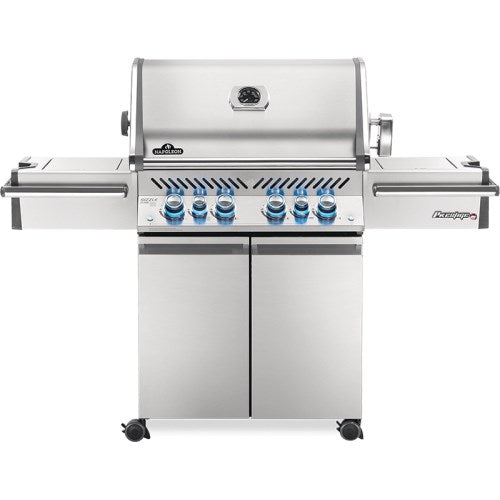 Napoleon Prestige PRO 500, Edelstahl inkl. Drehspieß, Grillrost, für 1 - 16 Personen
