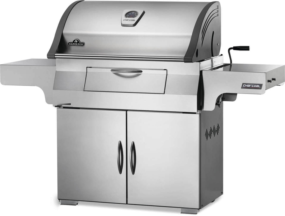 Napoleon PRO605 Holzkohlegrill, Grillrost aus Gusseisen, für 1 - 16 Personen, Detailansicht 2