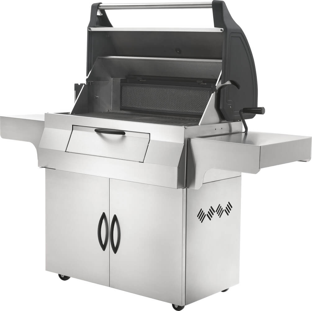 Napoleon PRO605 Holzkohlegrill, Grillrost aus Gusseisen, für 1 - 16 Personen, Detailansicht 1