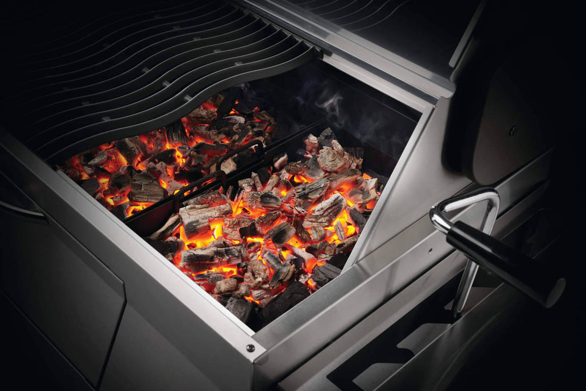 Napoleon PRO605 Holzkohlegrill, Grillrost aus Gusseisen, für 1 - 16 Personen, Detailansicht 5