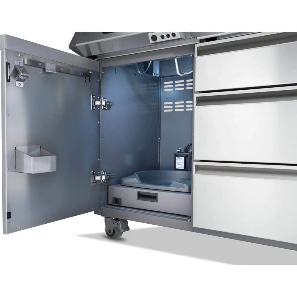 Napoleon Prestige PRO 665 Connected Gasgrill inkl. Drehspieß & elektrischer Räucherbox, Grillrost aus, Detailansicht 8