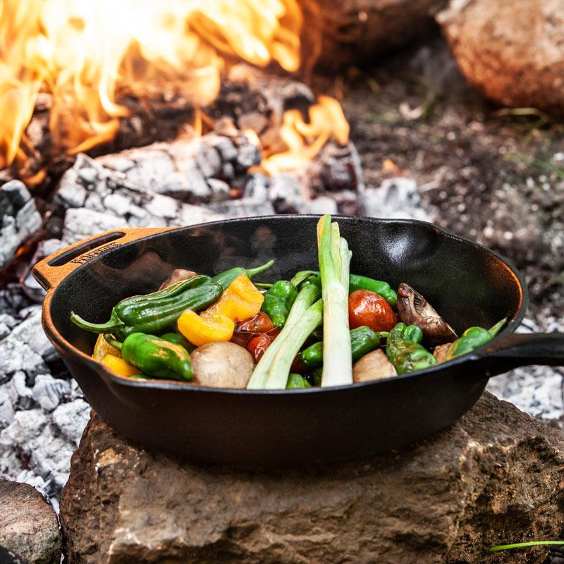 Petromax Feuerpfanne fp25 mit Stiel, Grillzubehör, Detailansicht 3
