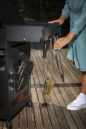 Rösle AllFlame Hero 6 Brenner Gasgrill - 50 mBar, Grillrost aus Gusseisen, für 1 - 20 Personen, Detailansicht 3