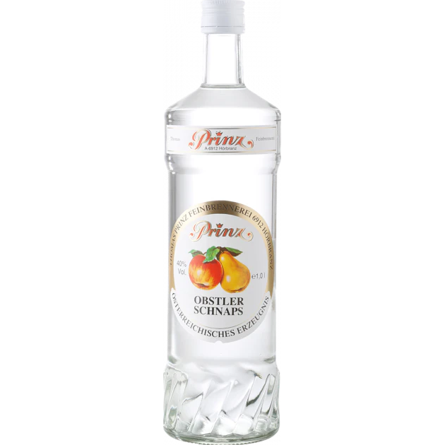 Prinz Obst Schnaps 40%, 1l, Spirituosen