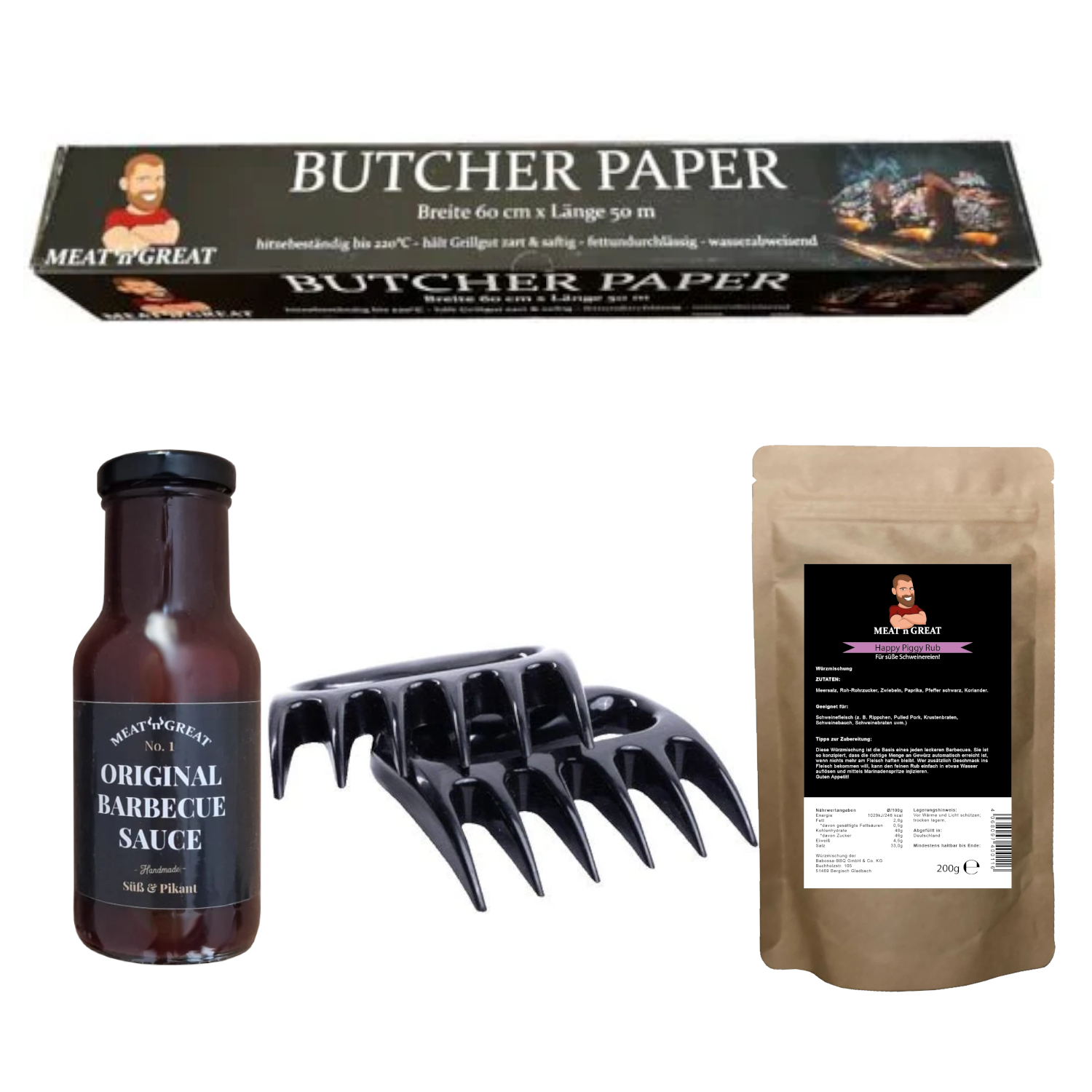 Grillgoods Pulled Pork Set, Bundle