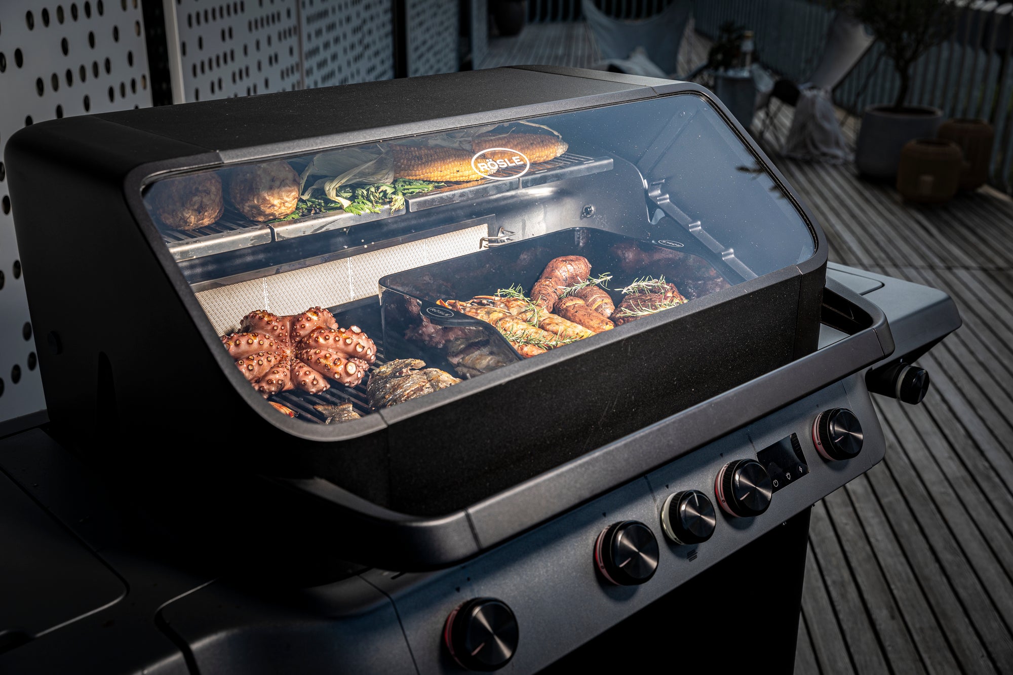 Rösle Blazeflame Master 4, Grillrost aus Gusseisen, für 1 - 12 Personen, Detailansicht 6