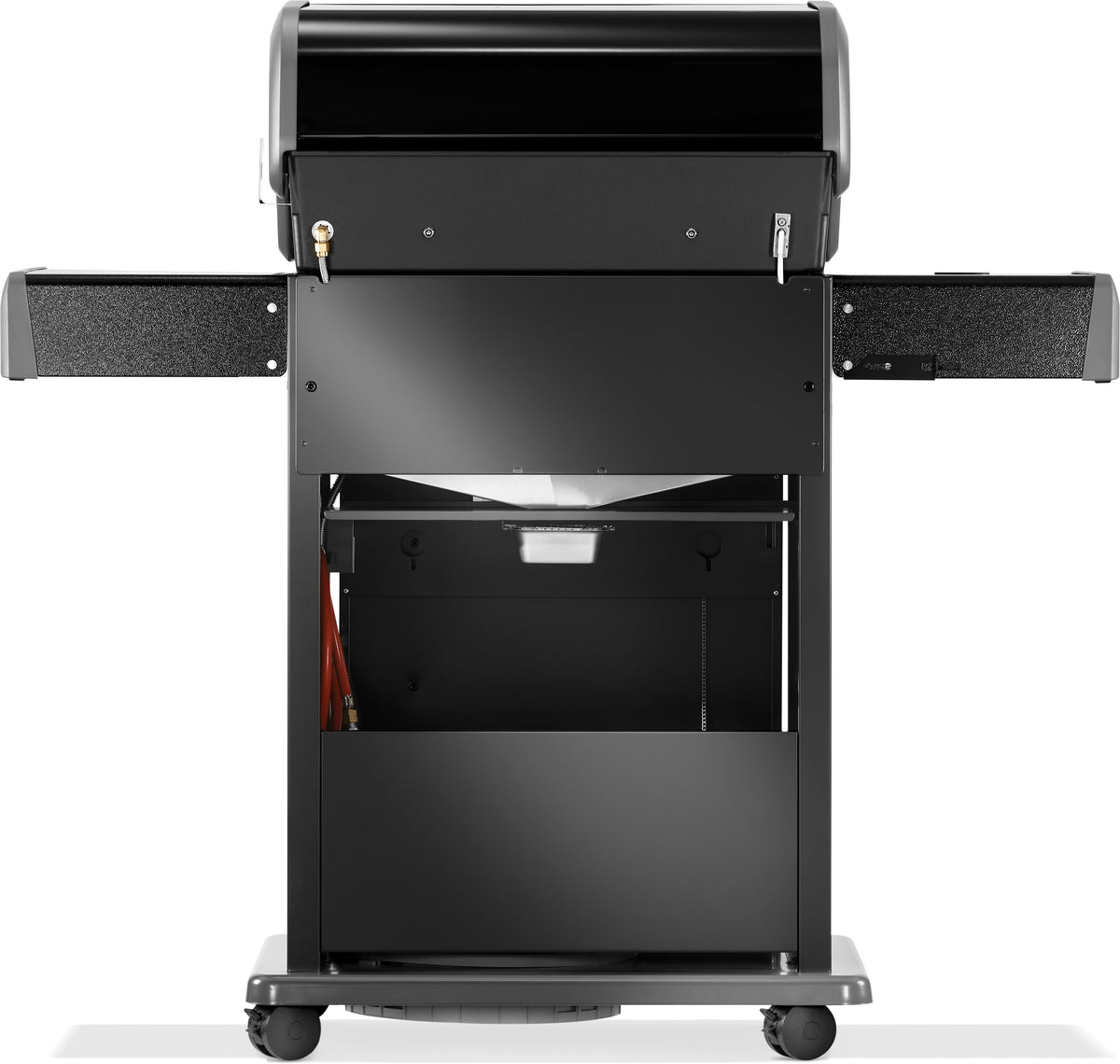 Napoleon Rogue 425, mit Heck- & Seitenbrenner inkl. Drehspieß (neustes Modell 2026), Grillrost aus, Detailansicht 7