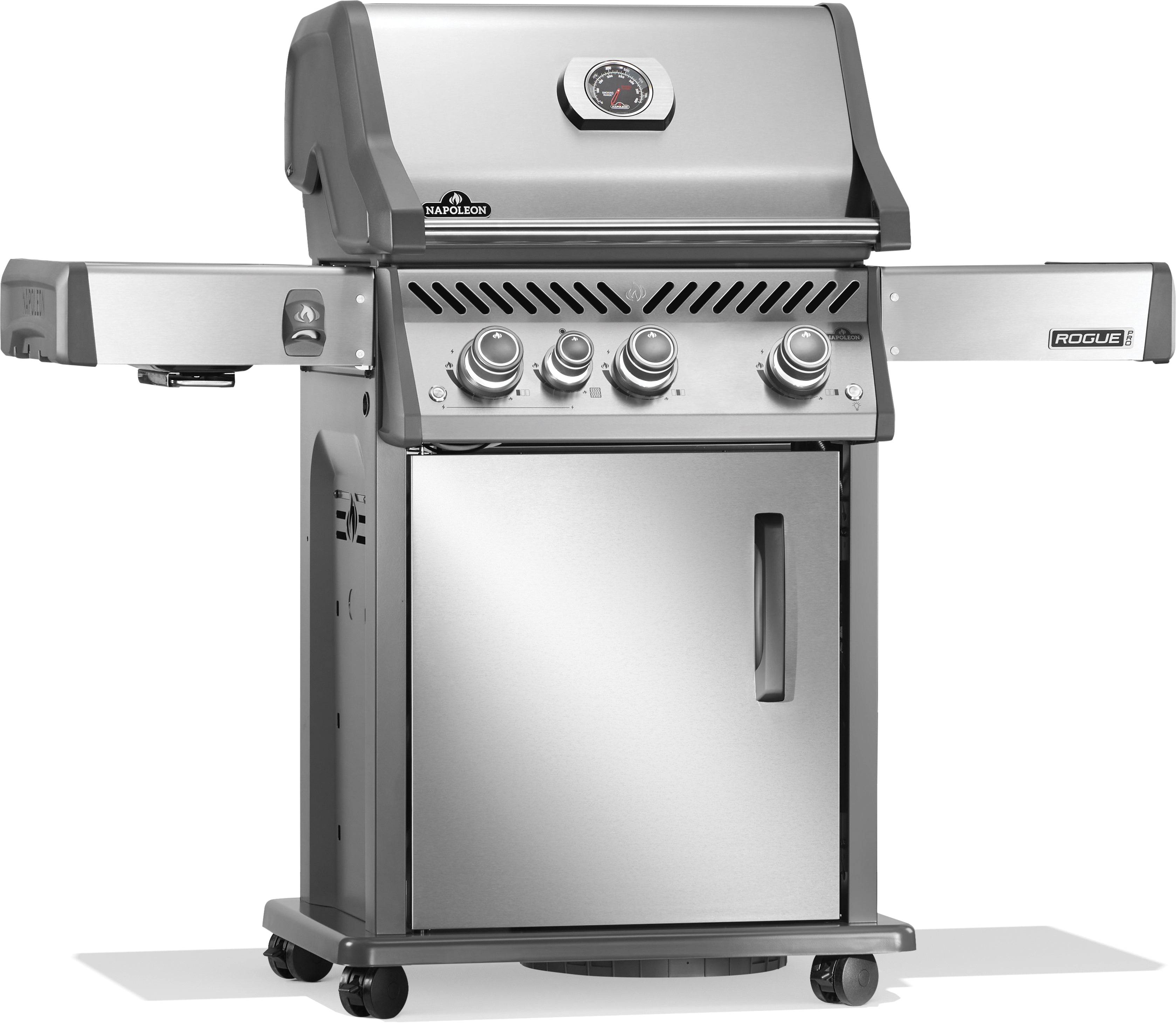Napoleon Rogue Pro 425, SIZZLE ZONE Seitenbrenner, Edelstahl 2026, Grillrost, für 1 - 10 Personen, Detailansicht 3