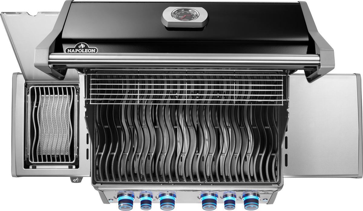 Napoleon Rogue PRO-S 525 mit Gußrosten, Schwarz, Grillrost aus Gusseisen, für 1 - 14 Personen, Detailansicht 6