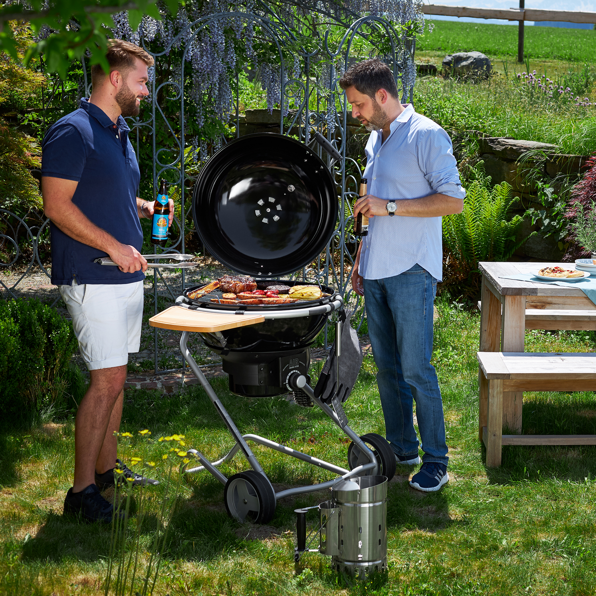 Rösle Anzündkamin, Edelstahl, Grillzubehör, Detailansicht 3