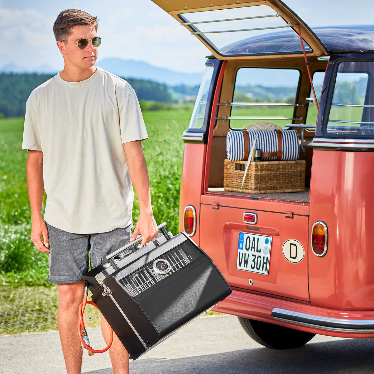 Rösle BBQ-Portable VIDERO G2-P 30mbar, Grillrost aus Gusseisen, für 1 - 3 Personen, Detailansicht 7