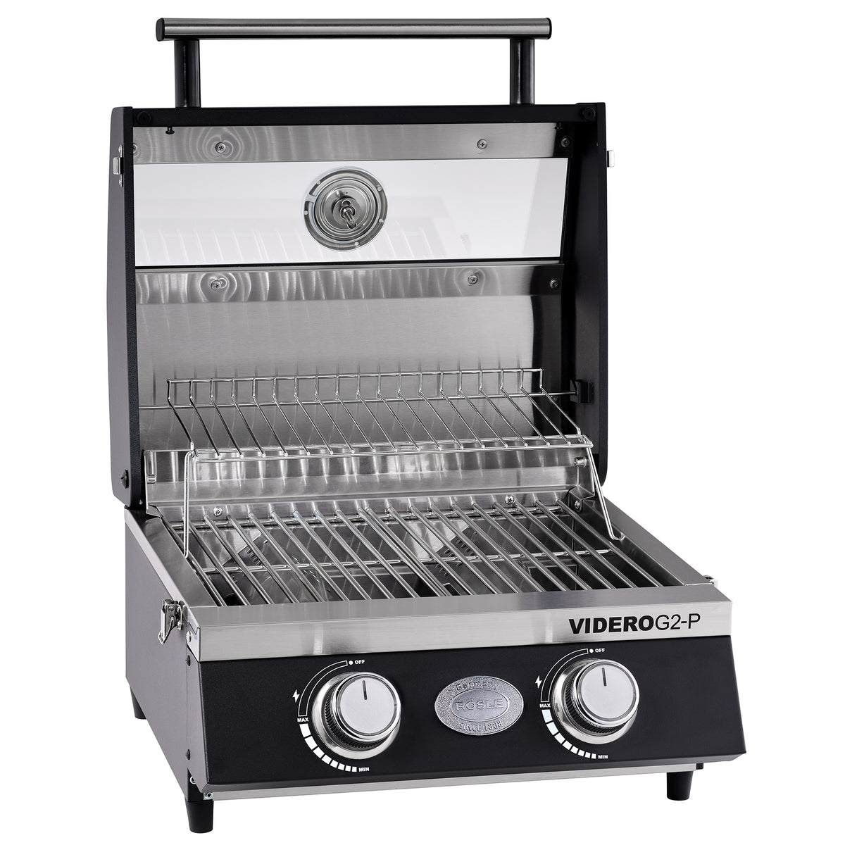 Rösle BBQ-Portable VIDERO G2-P 50 mbar, Grillrost aus Gusseisen, für 1 - 3 Personen, Detailansicht 1